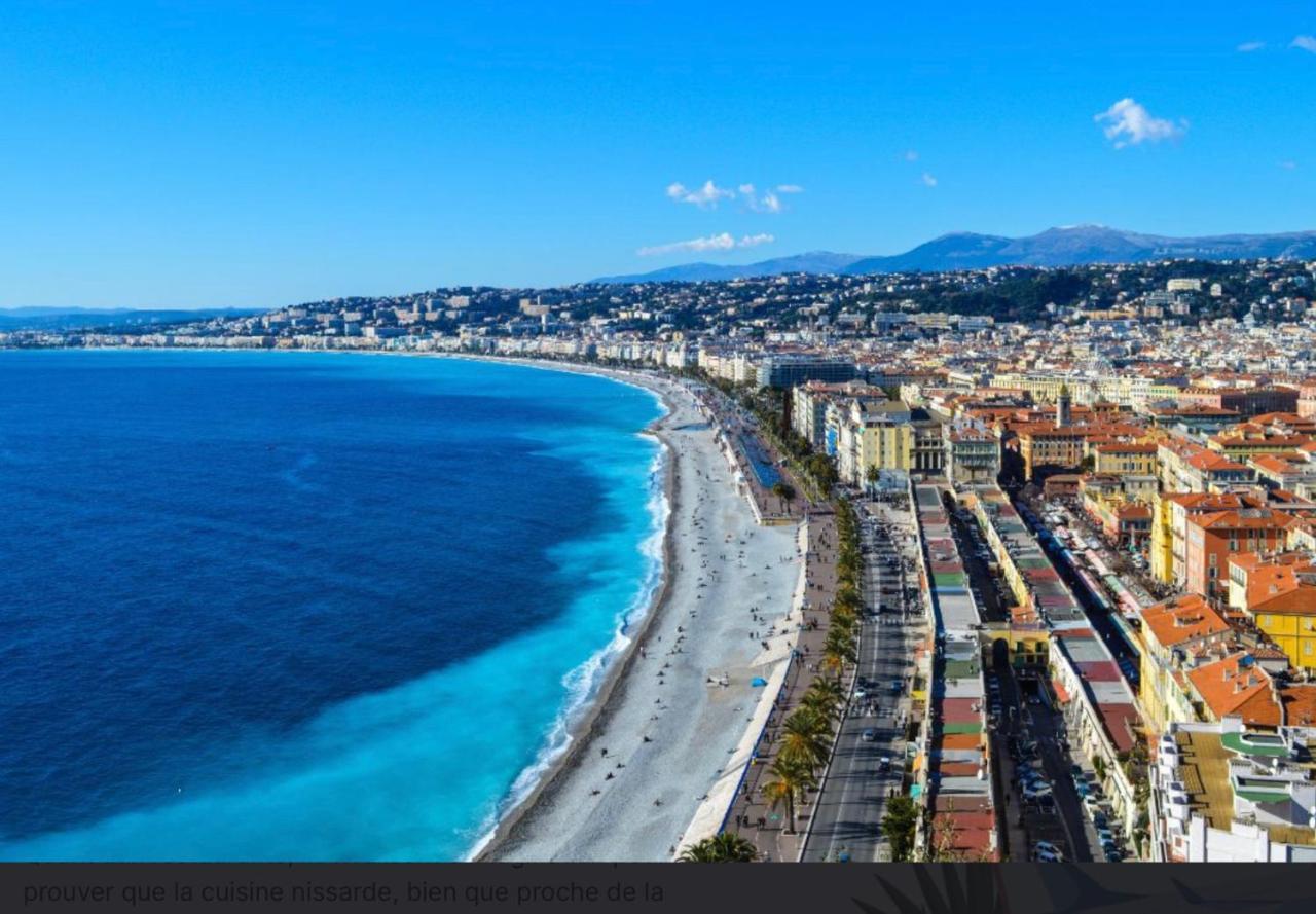 F2 Lumineux 8 Min A Pieds De La Plage Nice Exterior photo